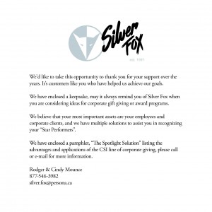 Sample 4 - Customer Appreciation